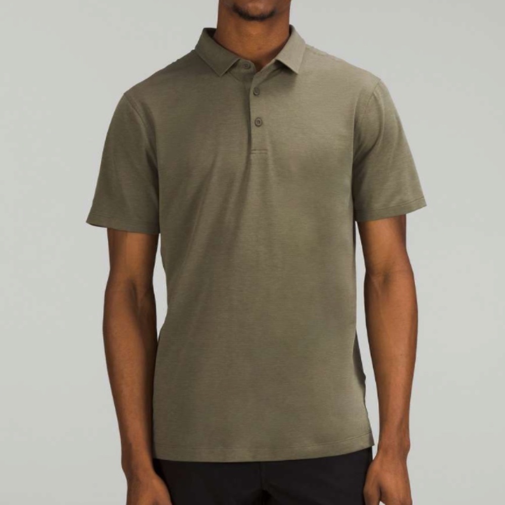 Lululemon Athletica Carob Brown COBN Evolution Polo M NWT